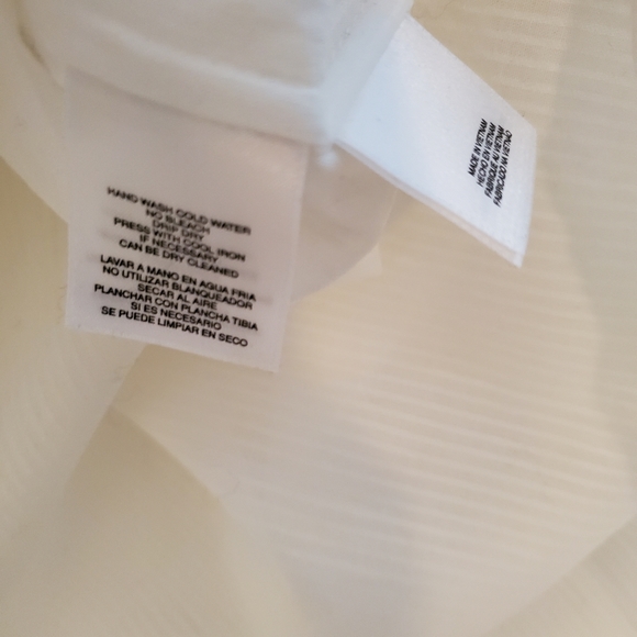 Anne Klein White semi-sheer blouse - Picture 5 of 5